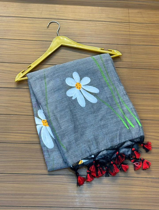 Sunflower Handloom Cotton Saree | SSKC369