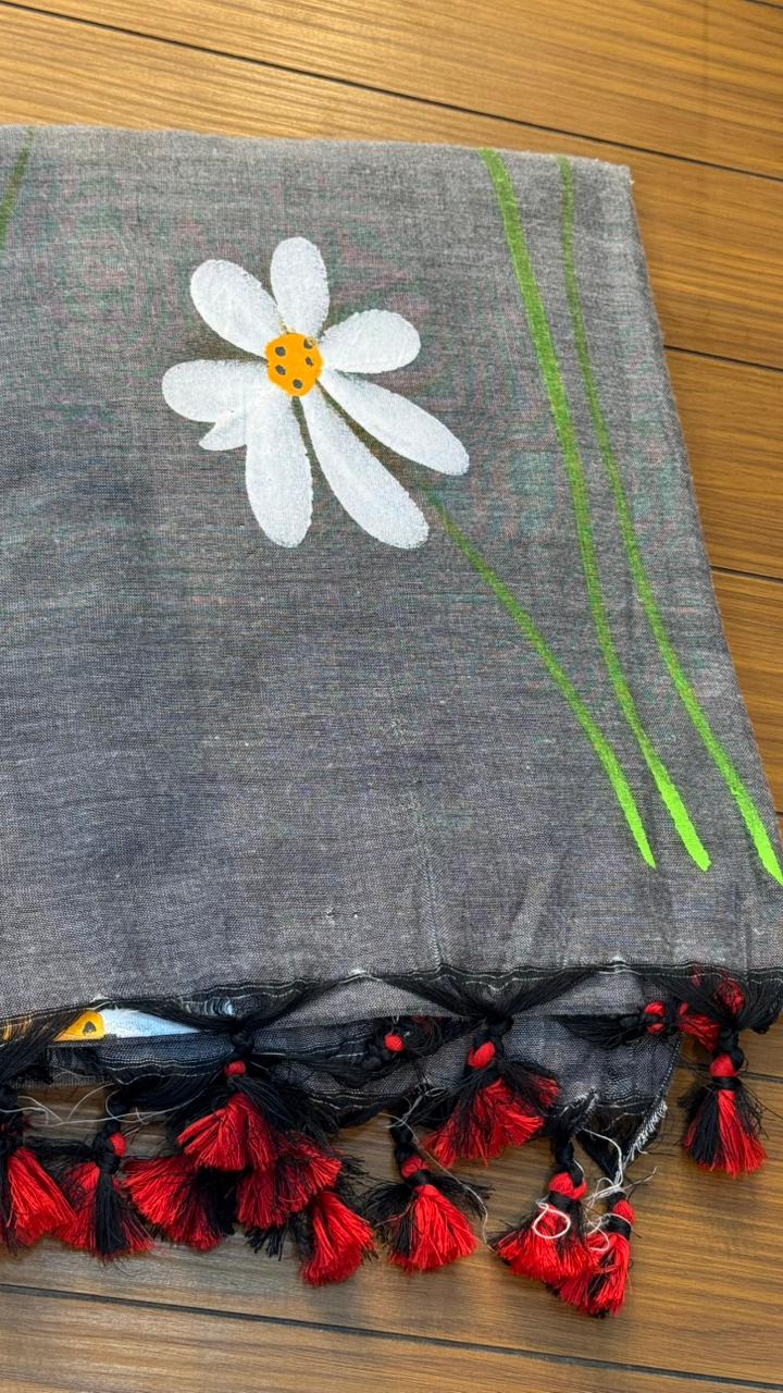 Sunflower Handloom Cotton Saree | SSKC369