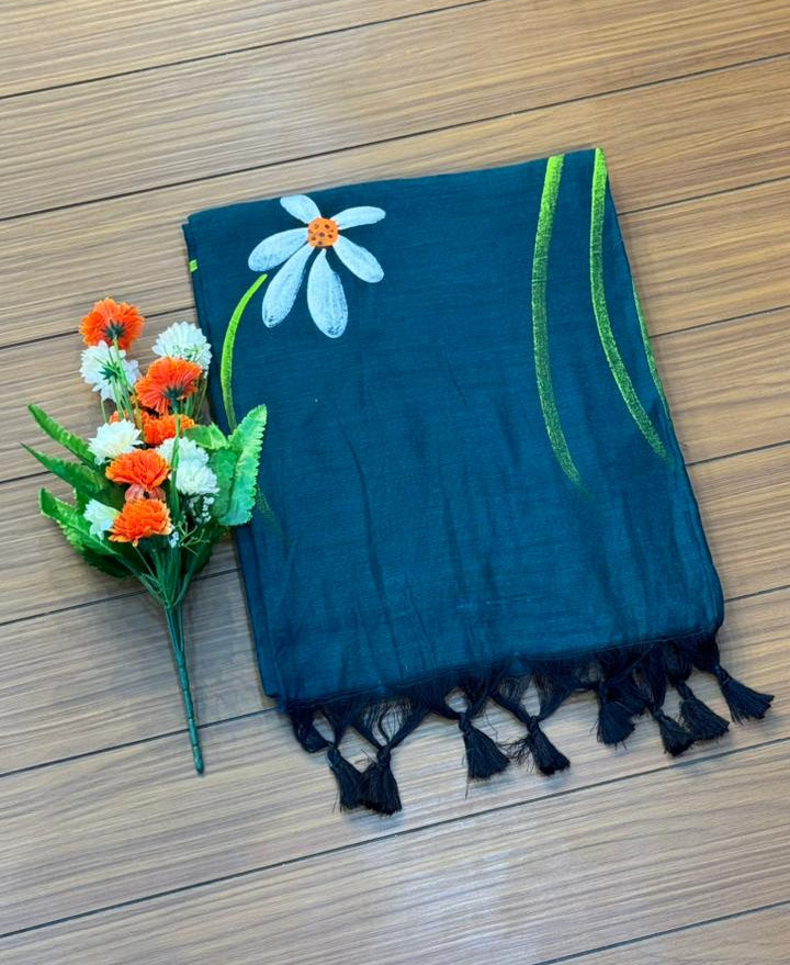 Sunflower Handloom Cotton Saree | SSKC369