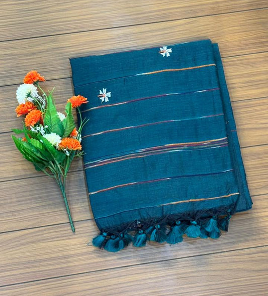 Jamdani Handloom Cotton Saree | SSKC369