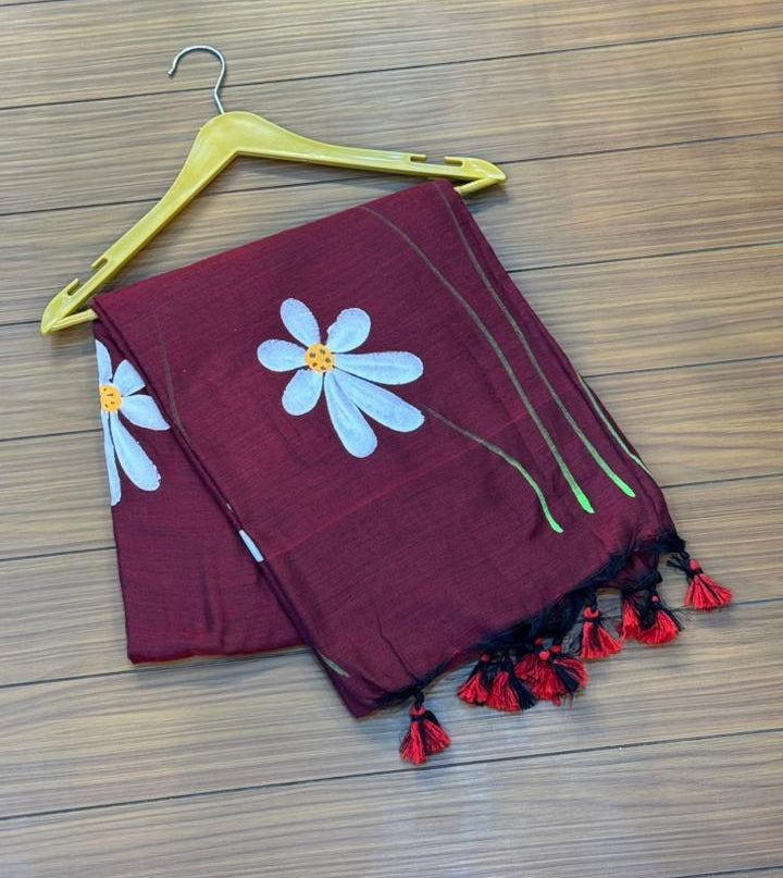 Sunflower Handloom Cotton Saree | SSKC369
