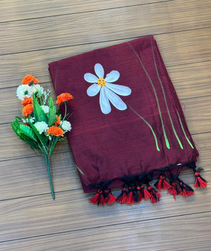 Sunflower Handloom Cotton Saree | SSKC369
