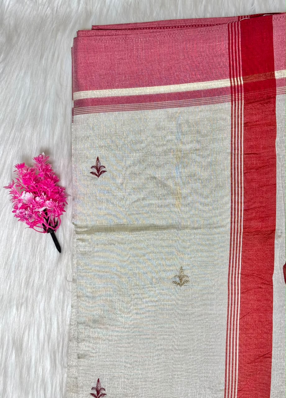 Kerala Saree Leaf Shaped Saree | SSOS401