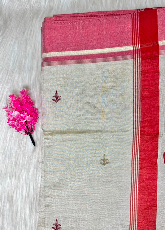 Kerala Saree Leaf Shaped Saree | SSOS401