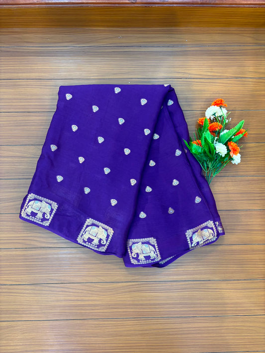 Polo Silk Saree | SSPS406