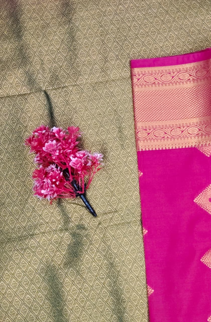 Semi Soft Silk Saree | SSSS410