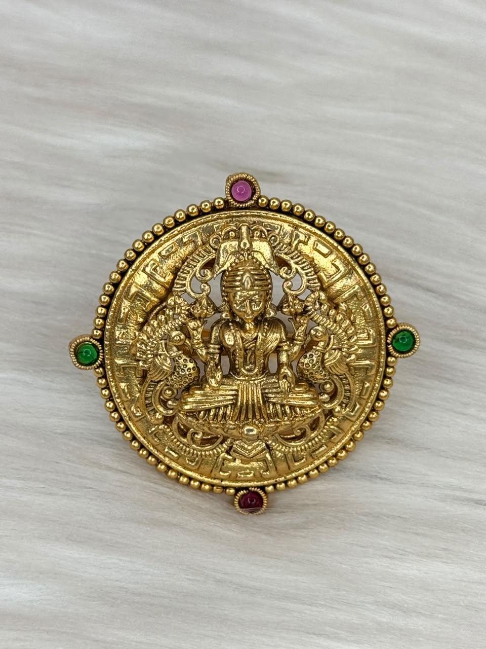 Lakshmi Peacock Nakshi Ring | SSLR041