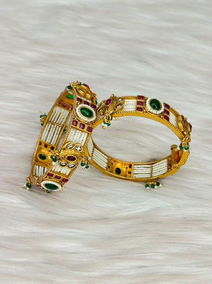 Lakshmi Nakshi Pearl Bangles | SSPB042