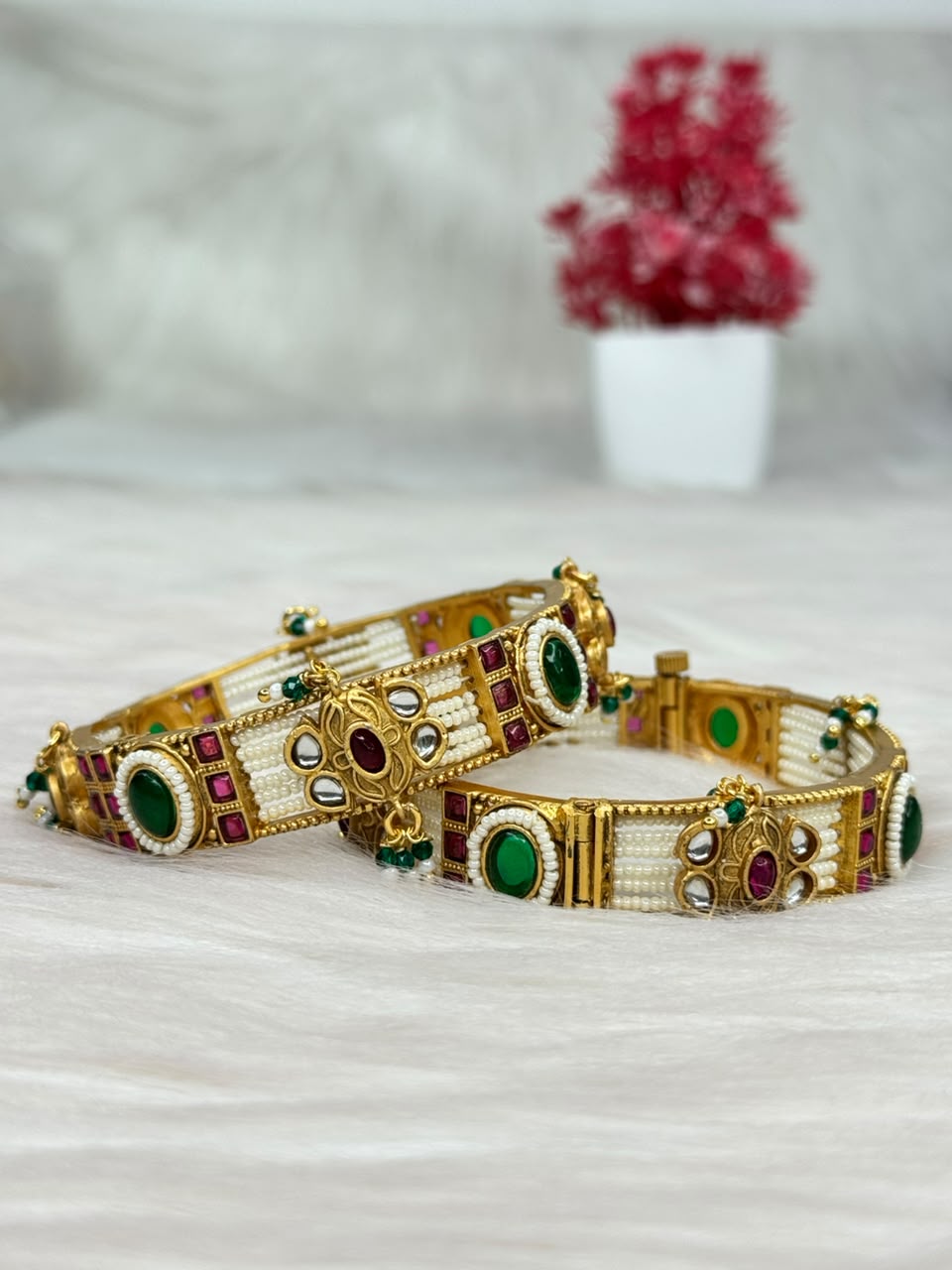 Lakshmi Nakshi Pearl Bangles | SSPB042